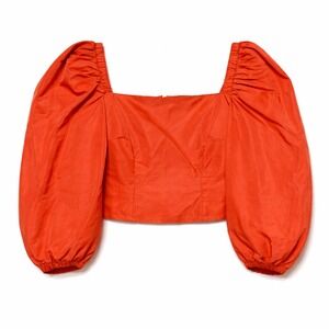 AVAVAV Firenze Milkmaid Corset Top Silk Blend Womens Sz L‎ Cottagecore Regency